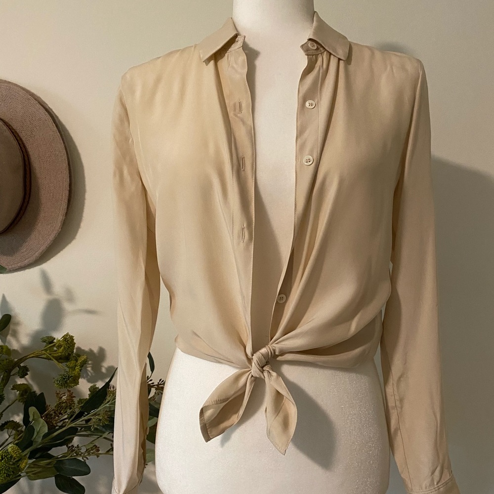 Reformation Anne Button Down Blouse - image 5